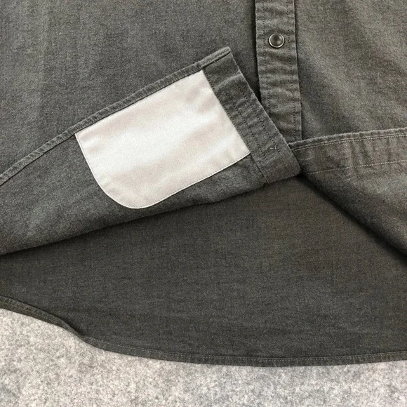 Howler Bros Heed The Call Mens Shirt L Grey Cotton Short Sleeve - Picture 5 of 16